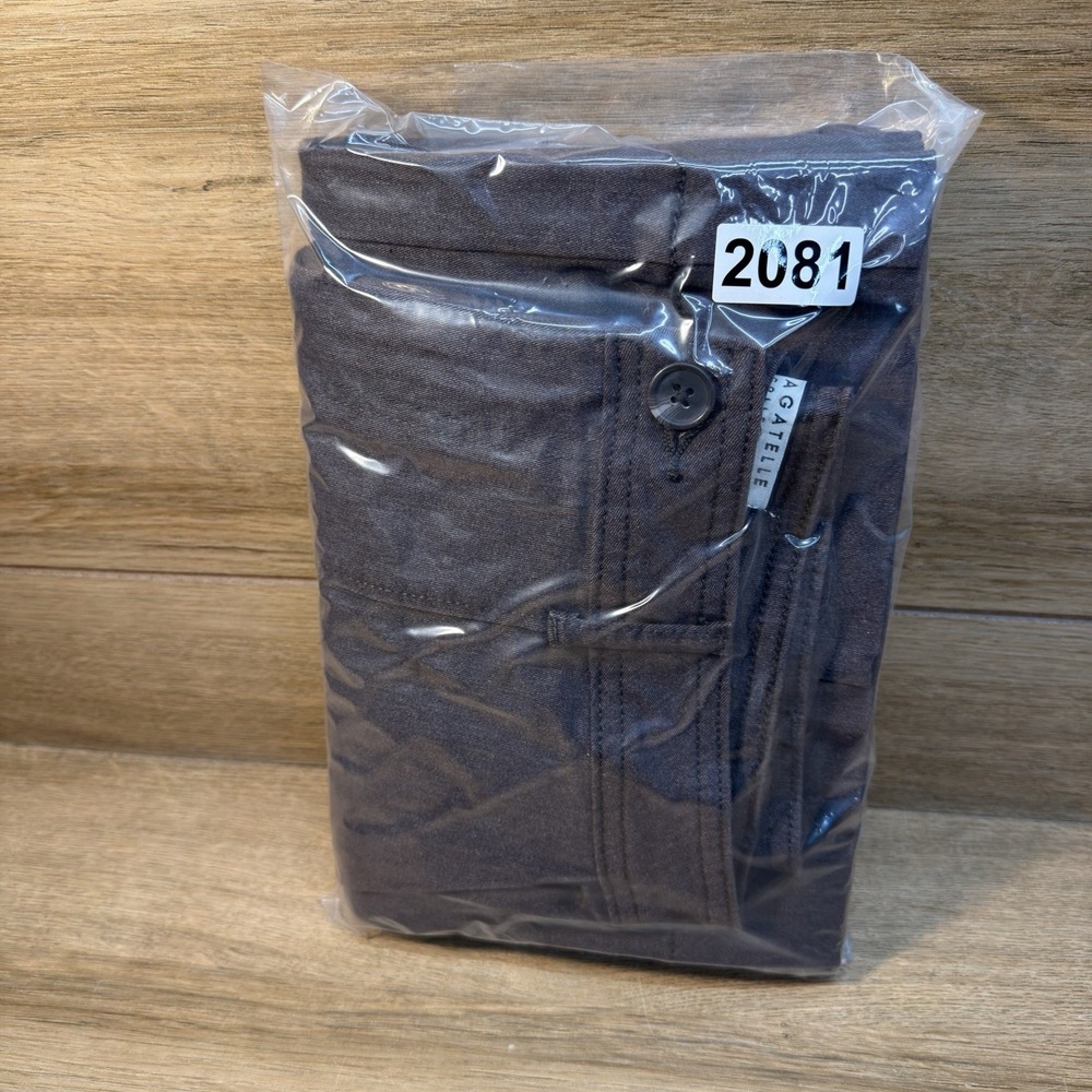 NWT Bagatelle Collection Wide Leg Jeans Size 6 Chocolate Brown High Waist 31" - Picture 13 of 13